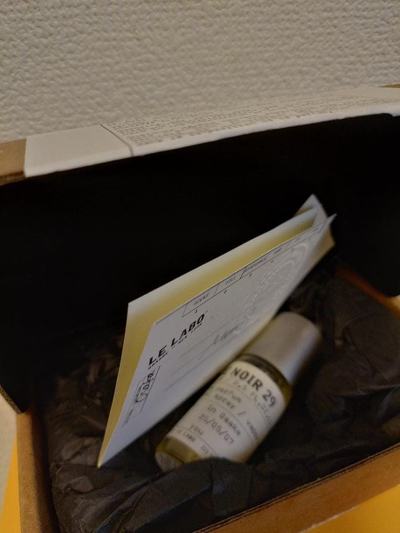 LE LABO THÉ NOIR 29 オードパルファム 15ml　ボディオイル