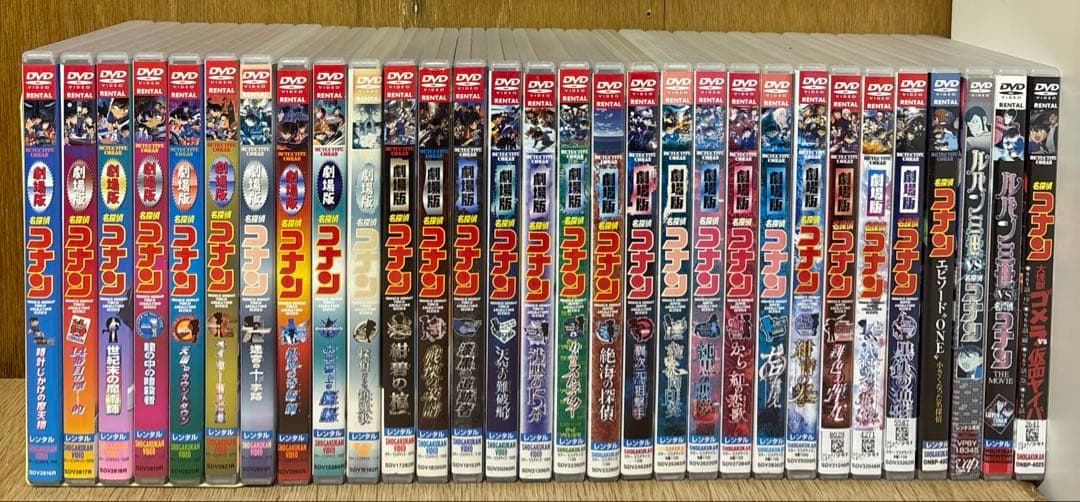 【ケース収納】劇場版名探偵コナン DVD 26作品＋関連作品 全30巻