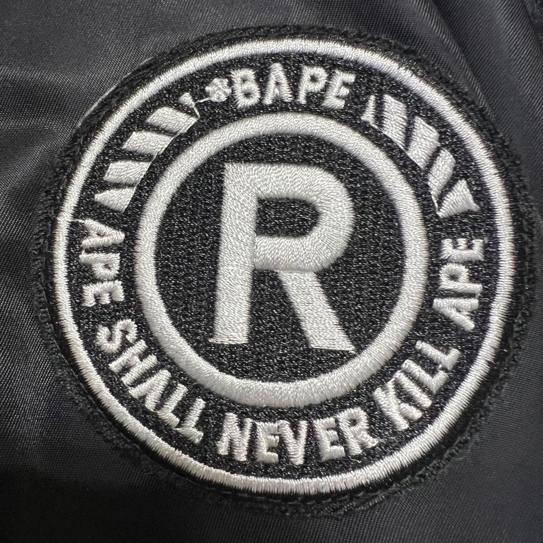 よっしー様　A BATHING APE MA-1 ジャンパー ブルゾン ワッペン