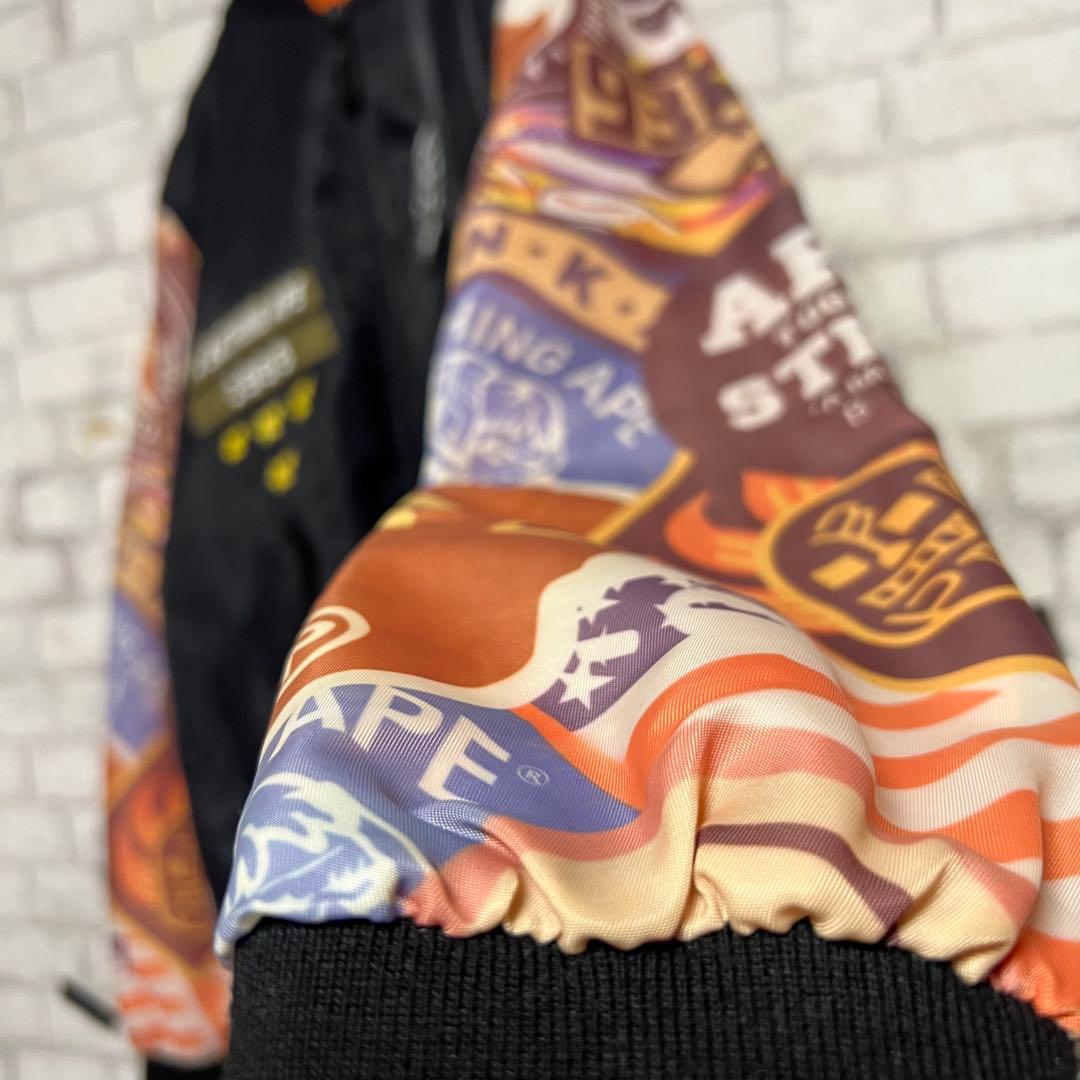 よっしー様　A BATHING APE MA-1 ジャンパー ブルゾン ワッペン