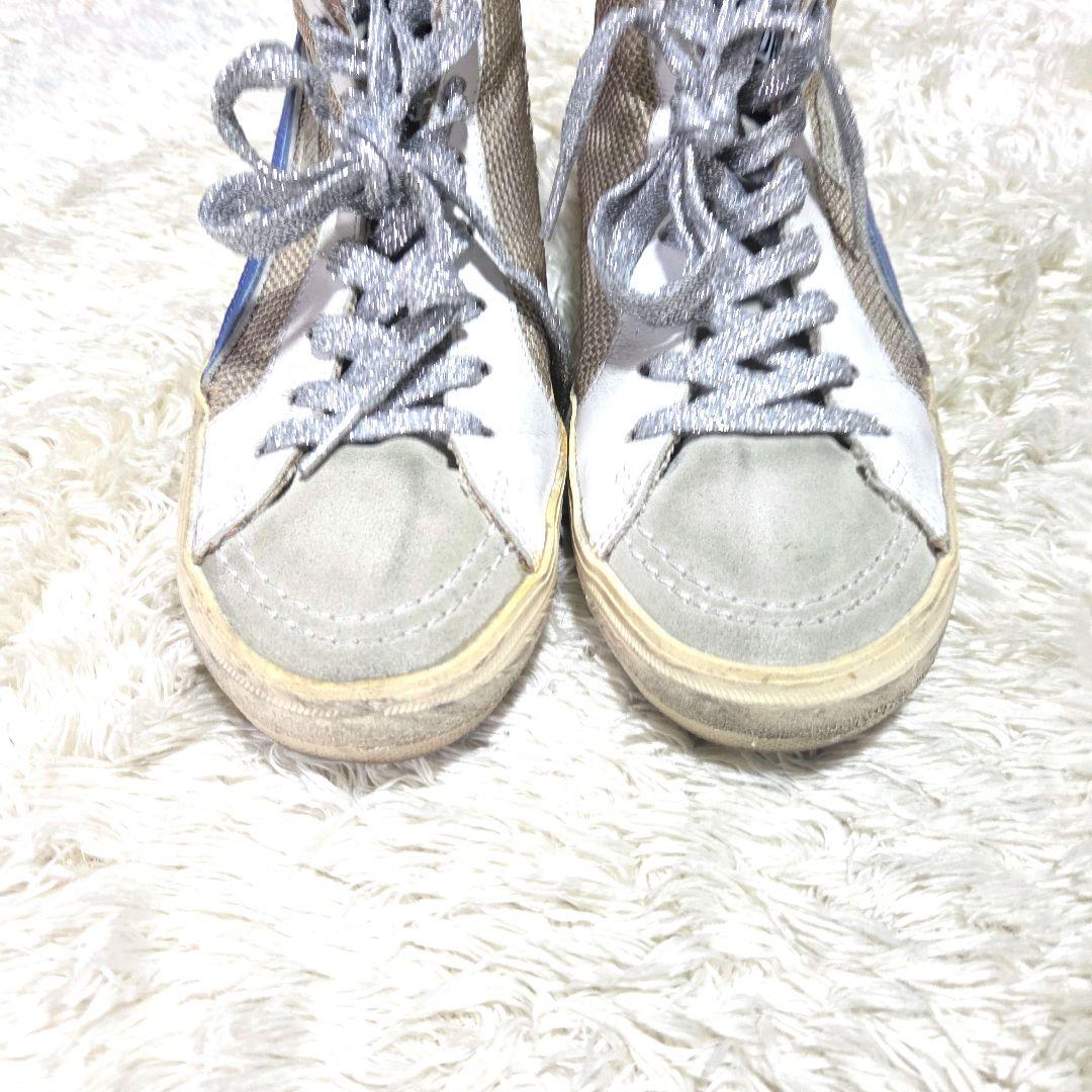 GOLDEN  SLIDE スニーカー 37 ハイカット イタリア製