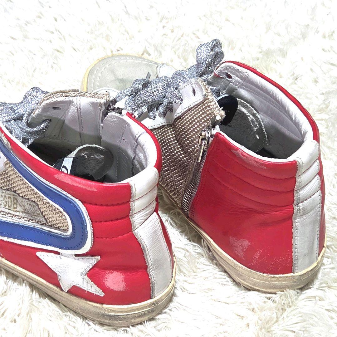 GOLDEN  SLIDE スニーカー 37 ハイカット イタリア製