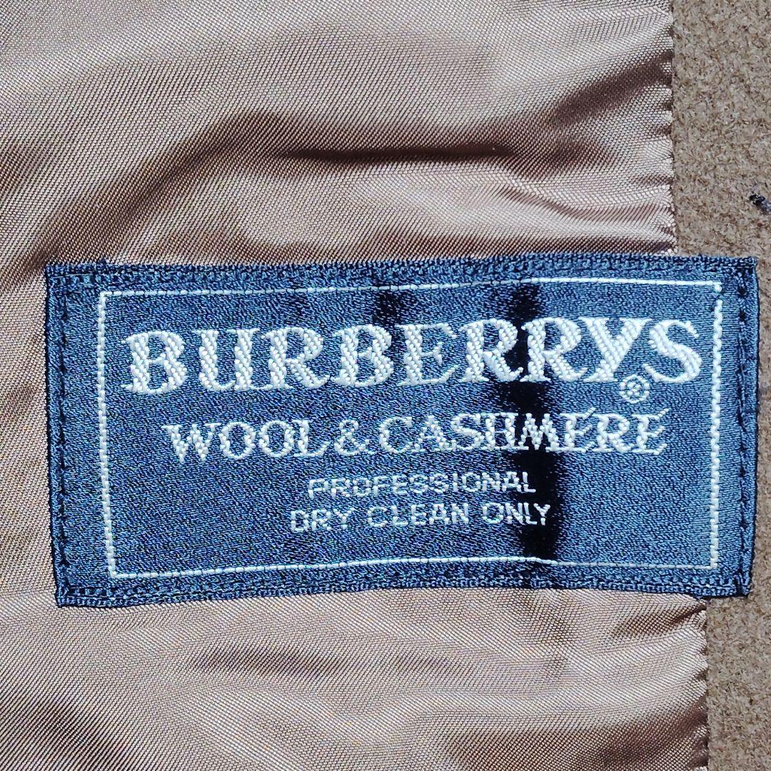 【売約済】バーバリー　チェスターコート　カシミアウール　ダブル　マキシ丈　М相当