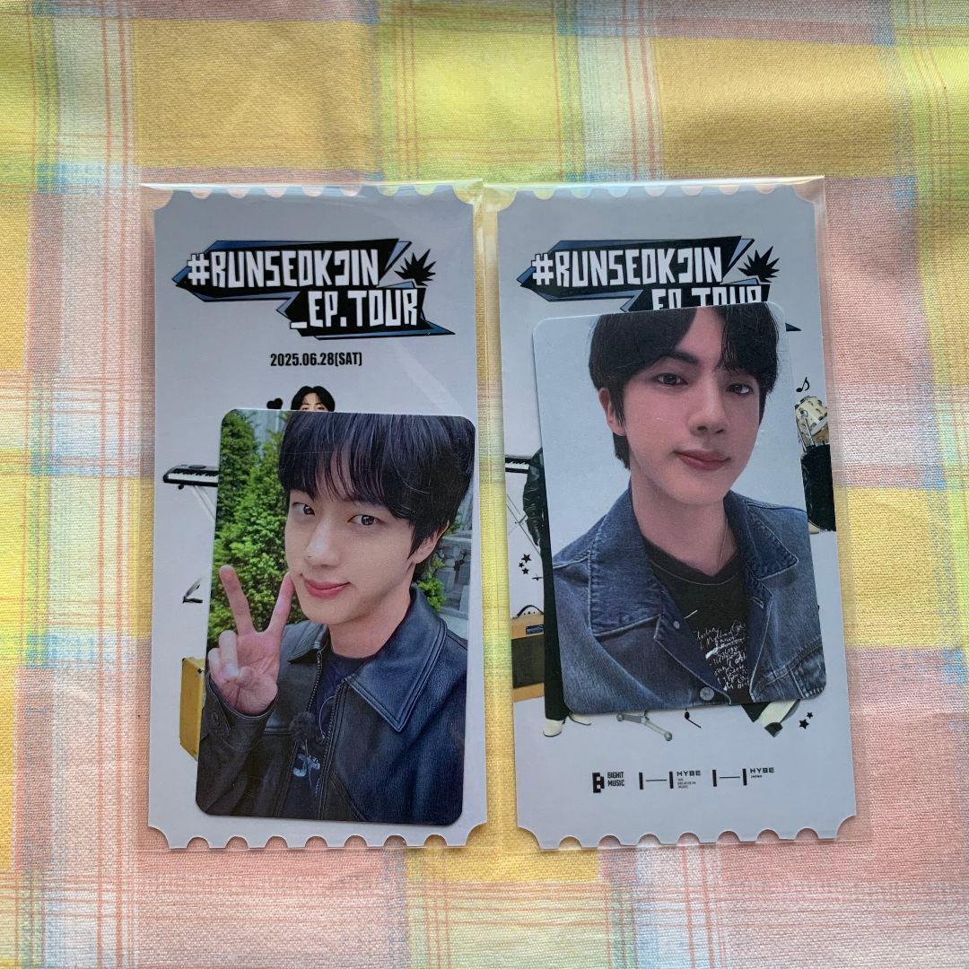 ジンRUNSEOKJIN_EP.TOUR in GOYANG 6/28トレカ2枚