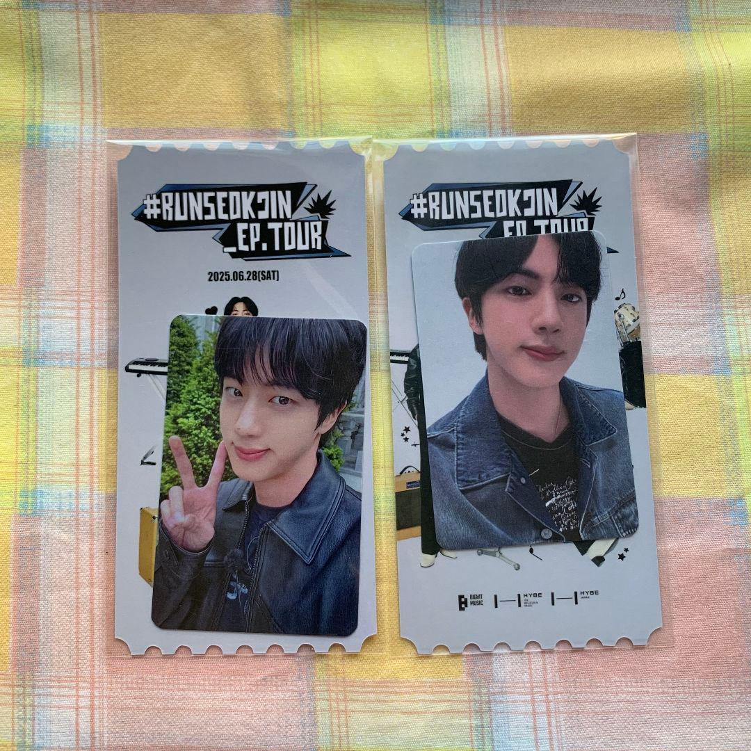 ジンRUNSEOKJIN_EP.TOUR in GOYANG 6/28トレカ2枚