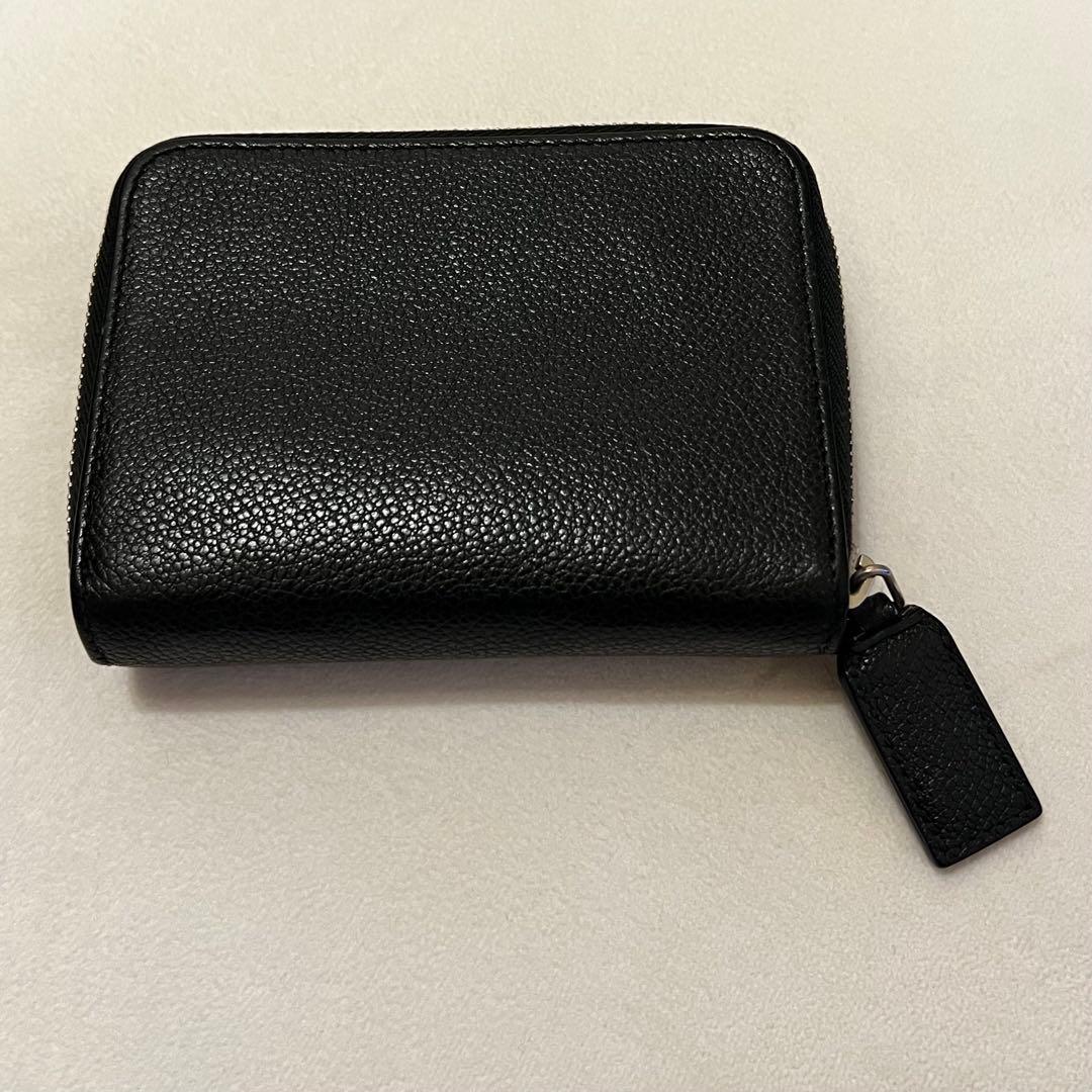 サンローラン リヴ・ゴーシュ 二つ折り財布 レザー コンパクトウォレット