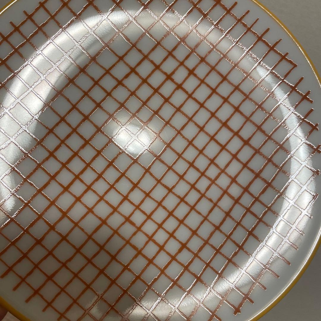 エルメス　ウォークインザガーデン　レッド　パンプレート　デザートプレート