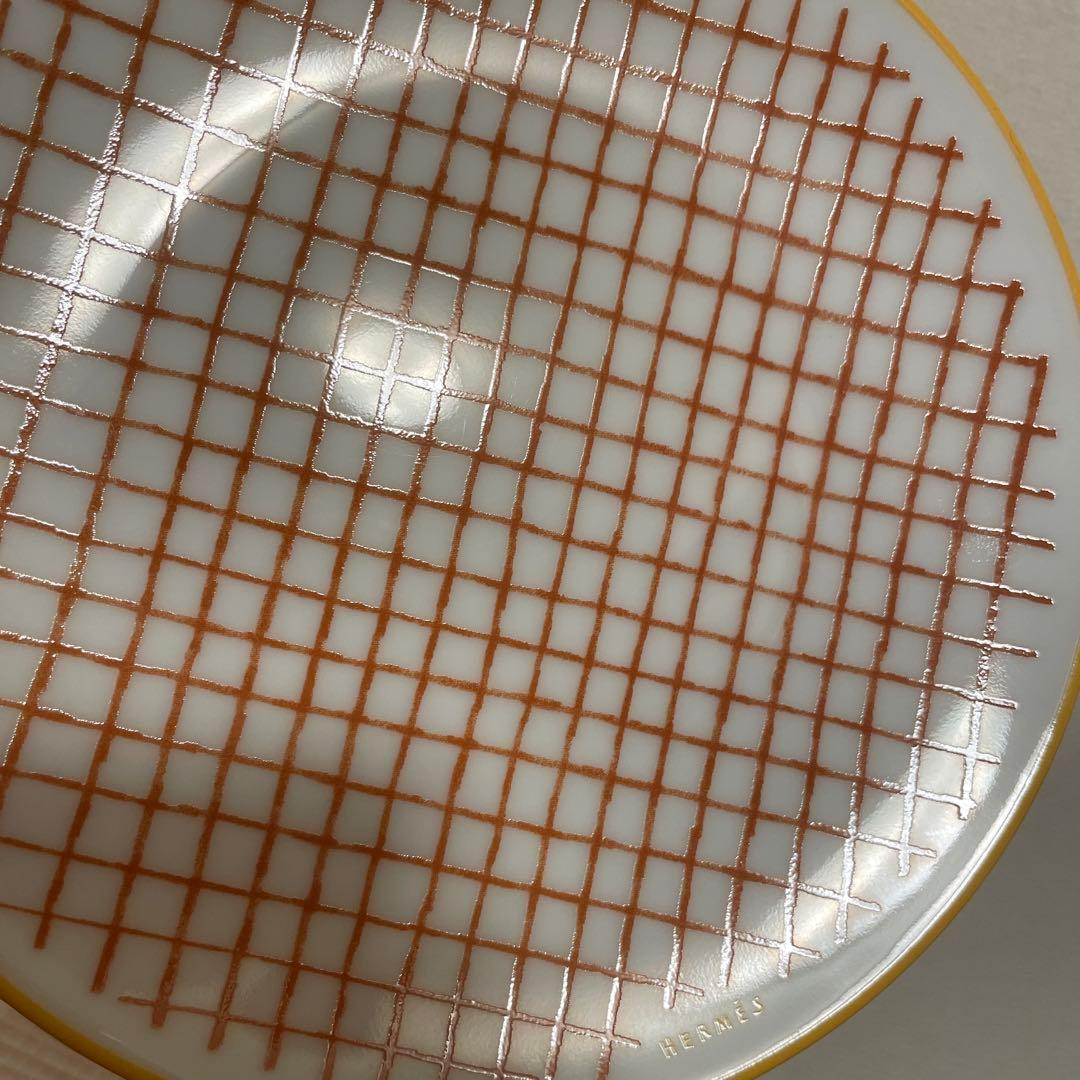 エルメス　ウォークインザガーデン　レッド　パンプレート　デザートプレート