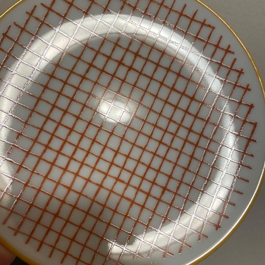 エルメス　ウォークインザガーデン　レッド　パンプレート　デザートプレート