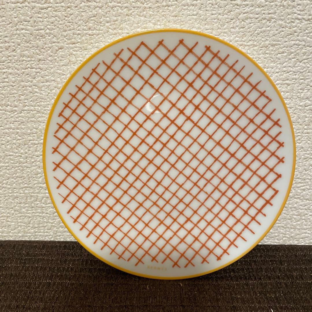 エルメス　ウォークインザガーデン　レッド　パンプレート　デザートプレート