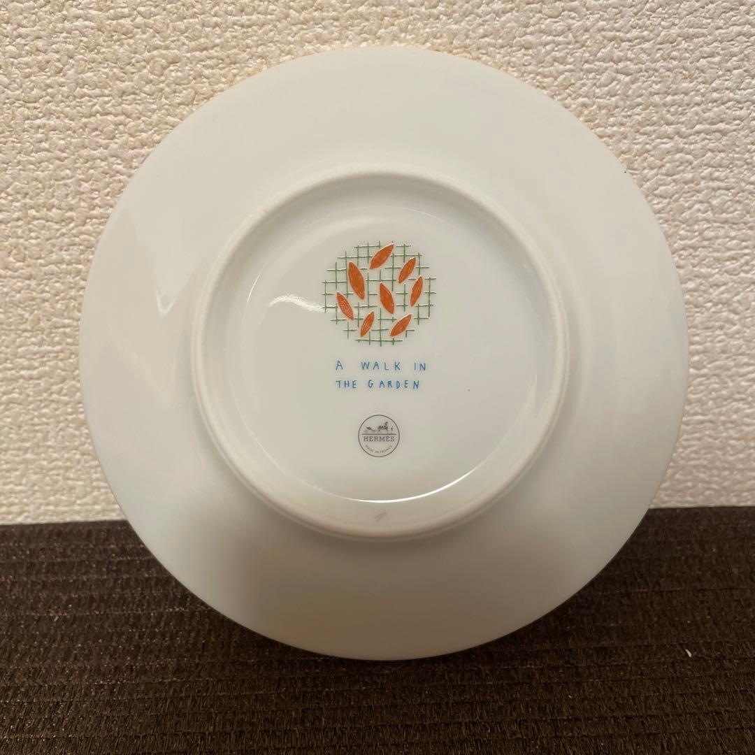 エルメス　ウォークインザガーデン　レッド　パンプレート　デザートプレート