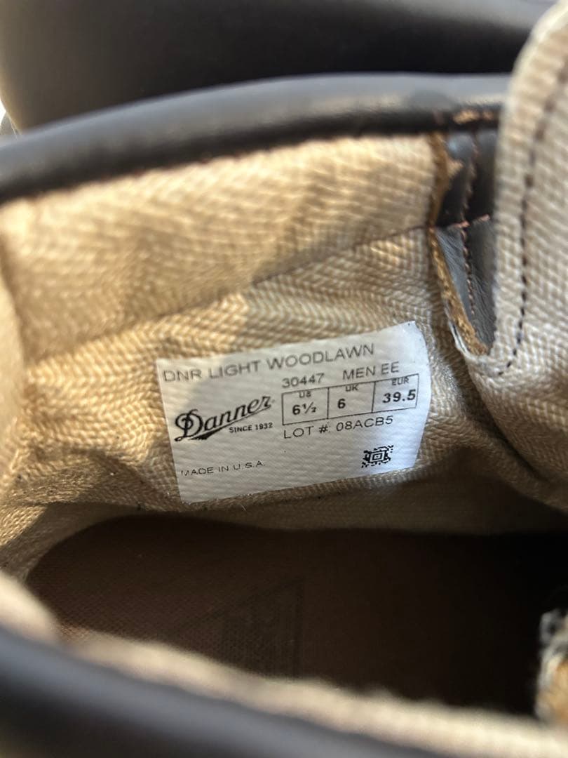 チ*ス様 再出品Danner right ウッドローン　美品