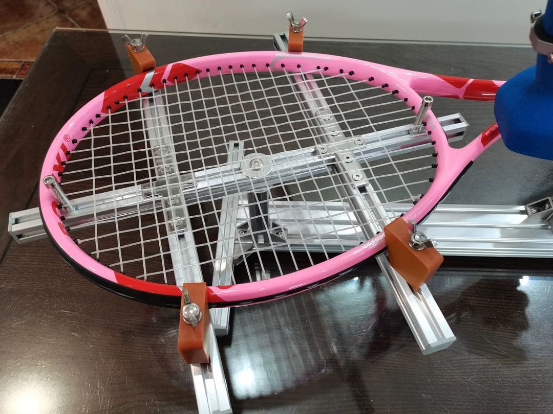 ストリングマシン　テニス専用　重錘式 ガット張り機 離島購入大歓迎