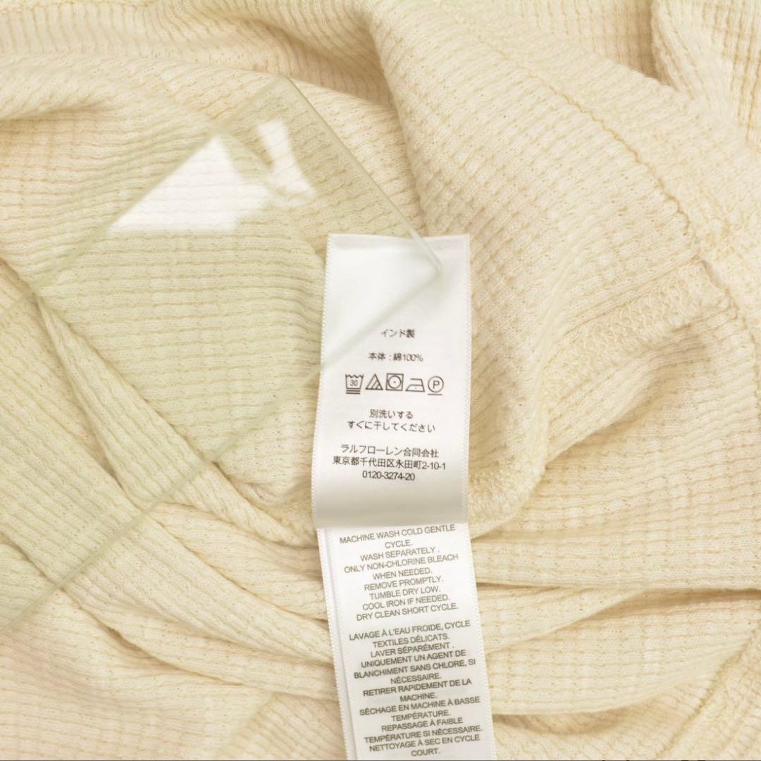 定価2.7万円 RRL サーマル 長袖 ヘンリーネック ワッフル ワッフルニット