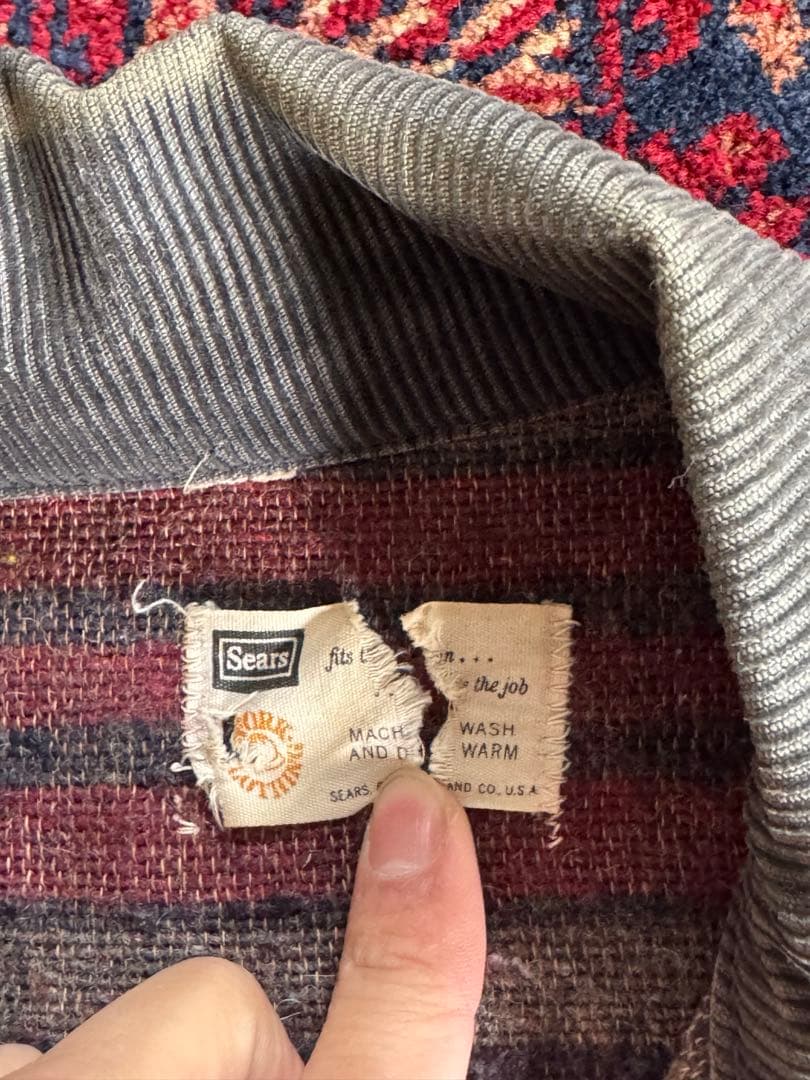 60s USA製 Sears カバーオールジャケット Lサイズ 希少