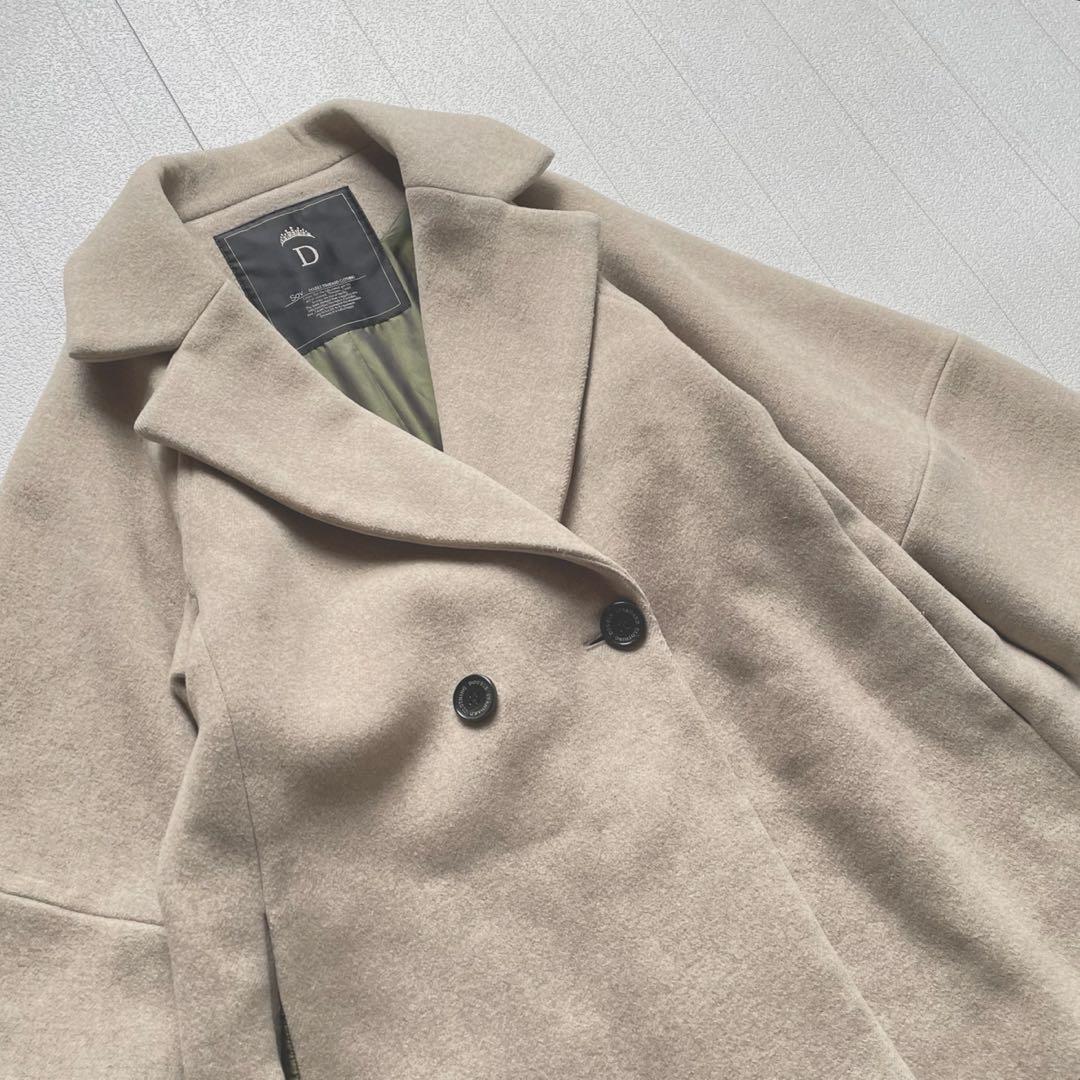 Sov. ダブルスタンダードクロージング カシミア混 ウールコート　F