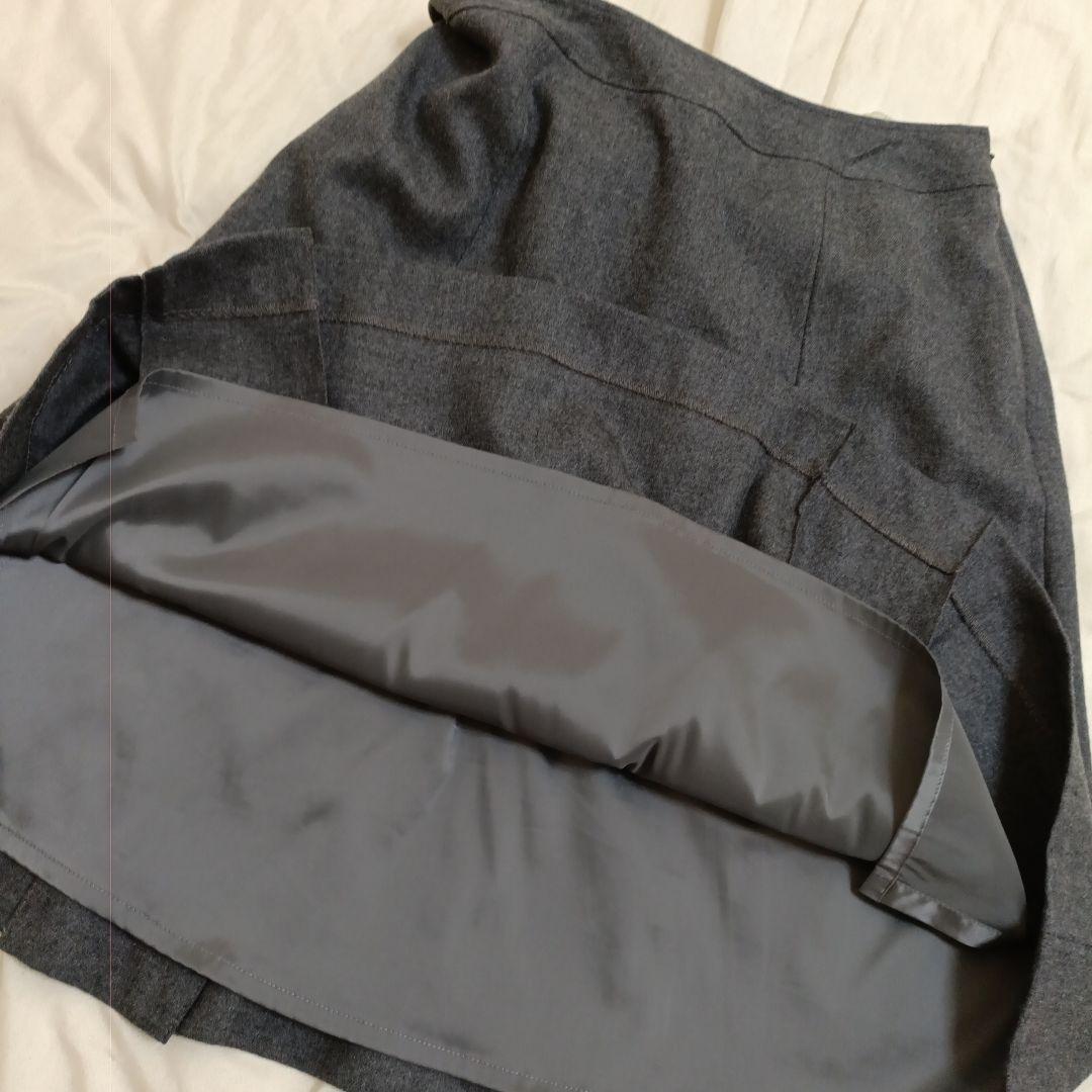 極美品NEW YORKER フォーマル　ビジネススーツ　プリーツAラインスカート