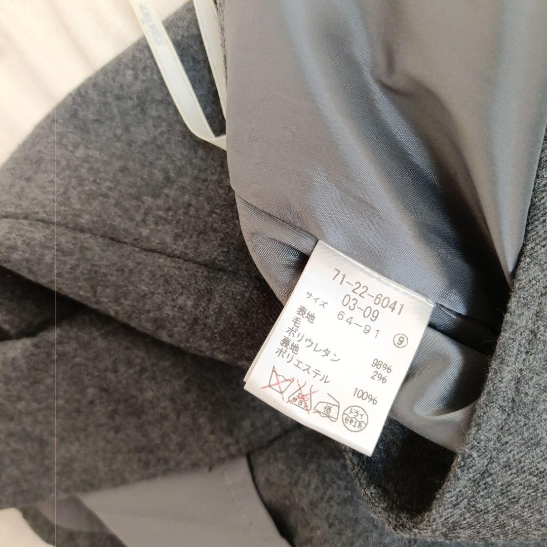 極美品NEW YORKER フォーマル　ビジネススーツ　プリーツAラインスカート
