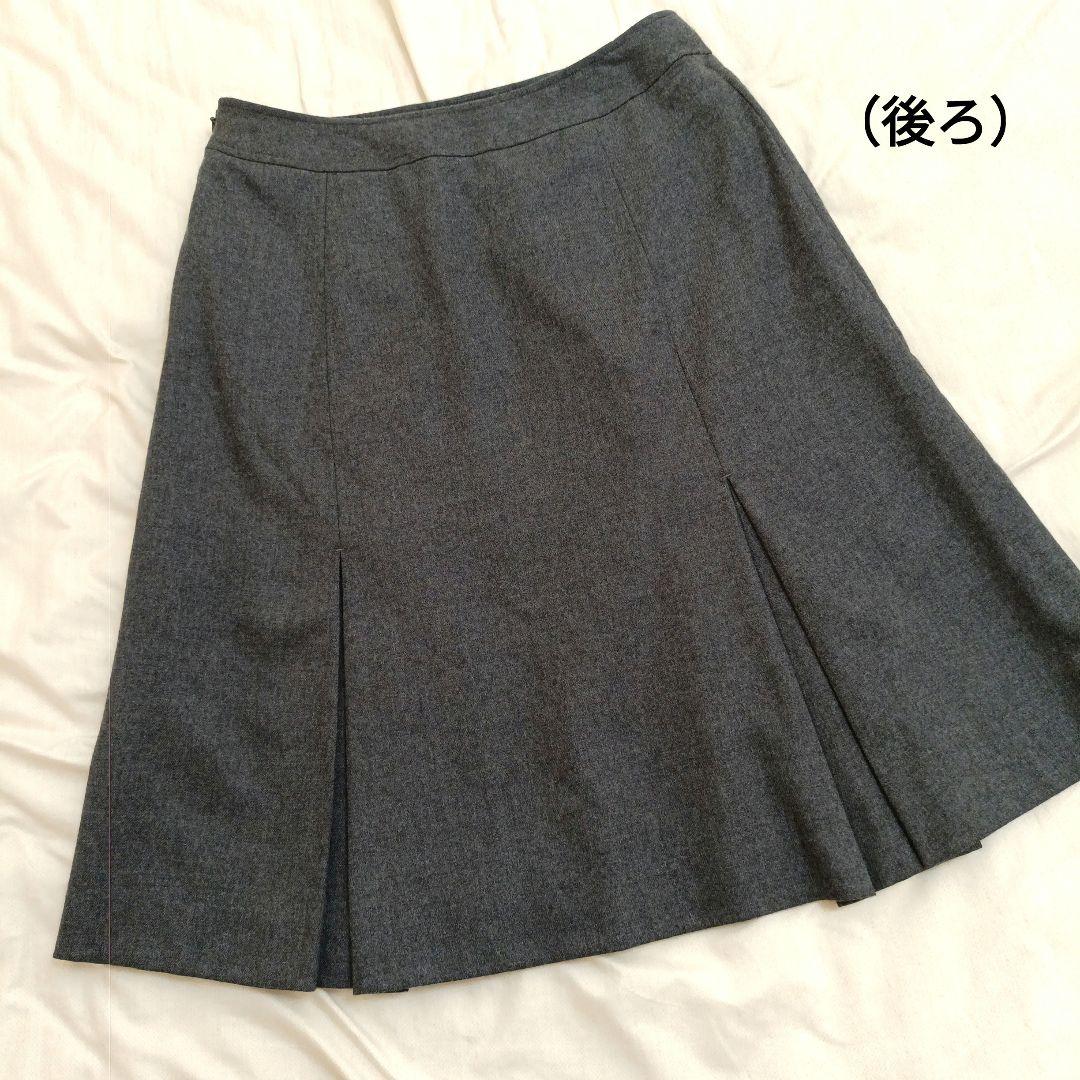 極美品NEW YORKER フォーマル　ビジネススーツ　プリーツAラインスカート