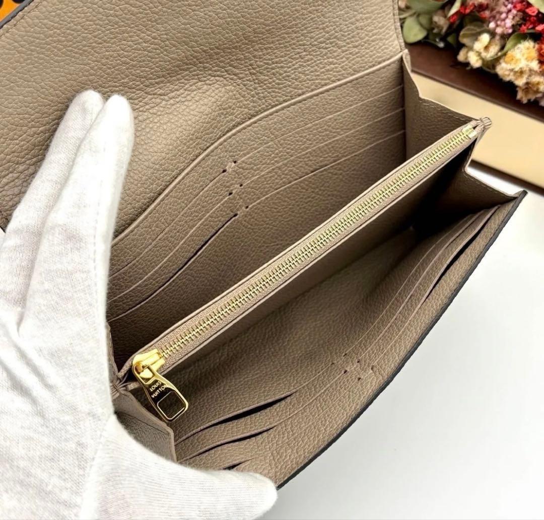 美品　LOUIS VUITTON グレー モノグラム 長財布　現行品