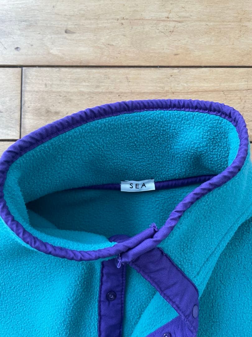 SEA SEAVALLEY RECYCLED フリースプルオーバー　25AW