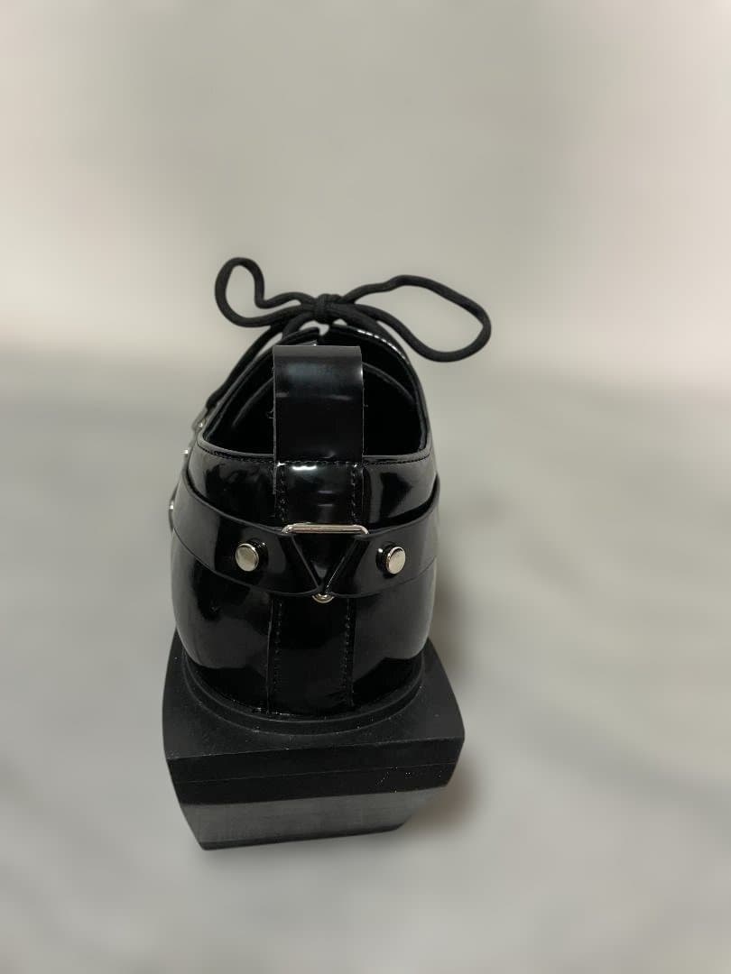 ブラックレザーシューズ 韓国 韓流