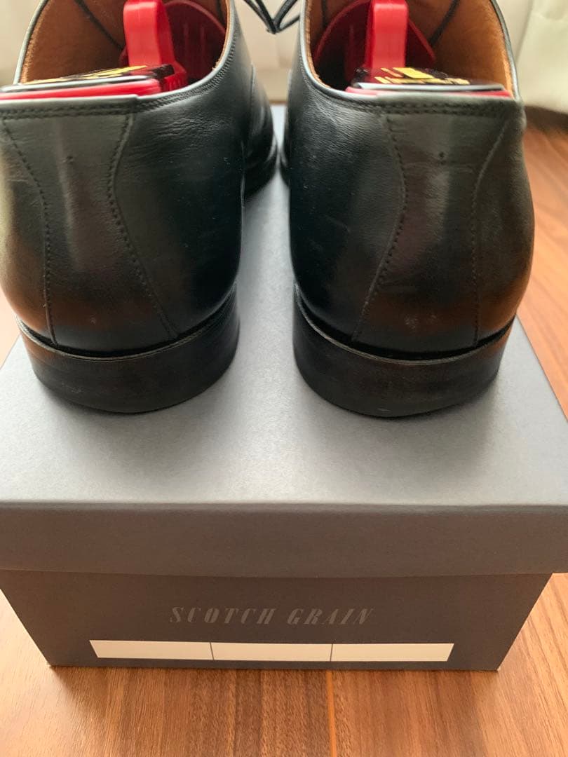 スコッチグレイン　革靴　ビジネス　フォーマル