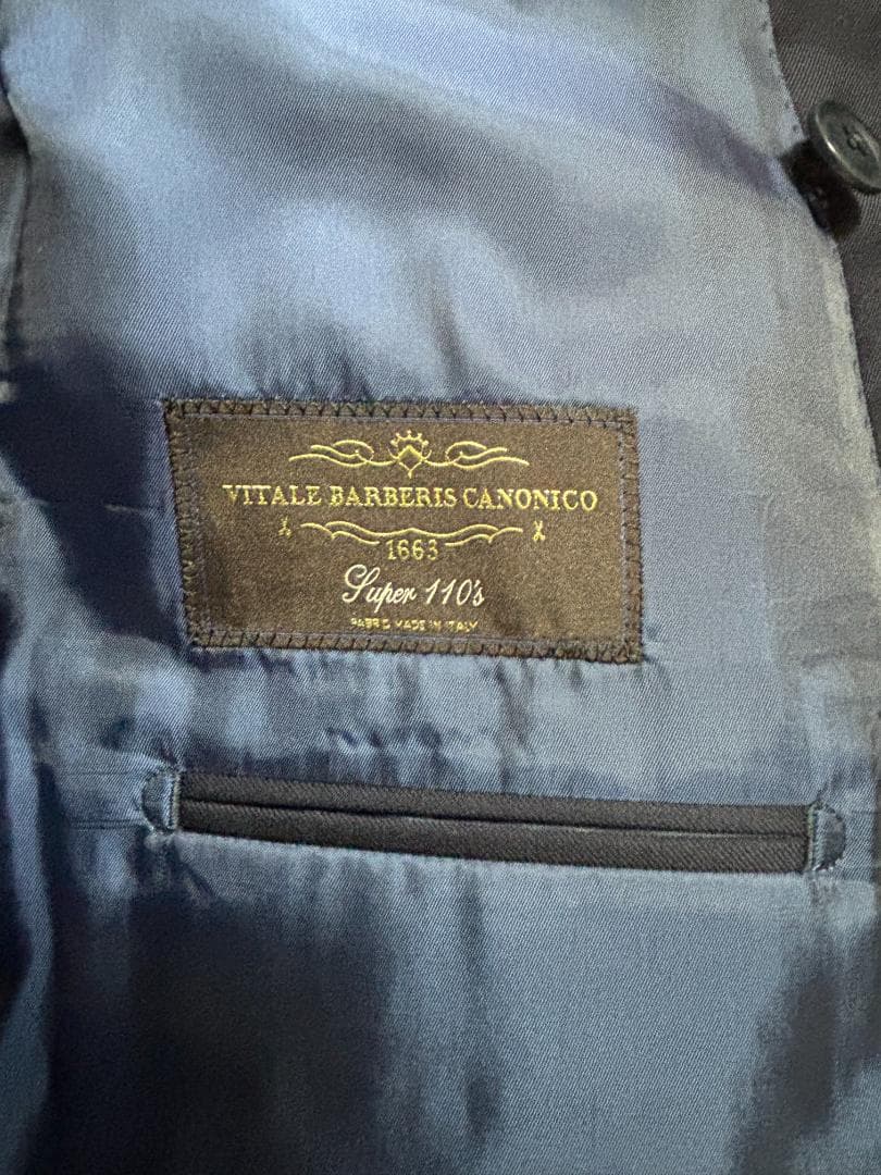 J731★ダブルジャケット 新品 メンズ濃紺 紺ブレ 大きいサイズA7 50帝人