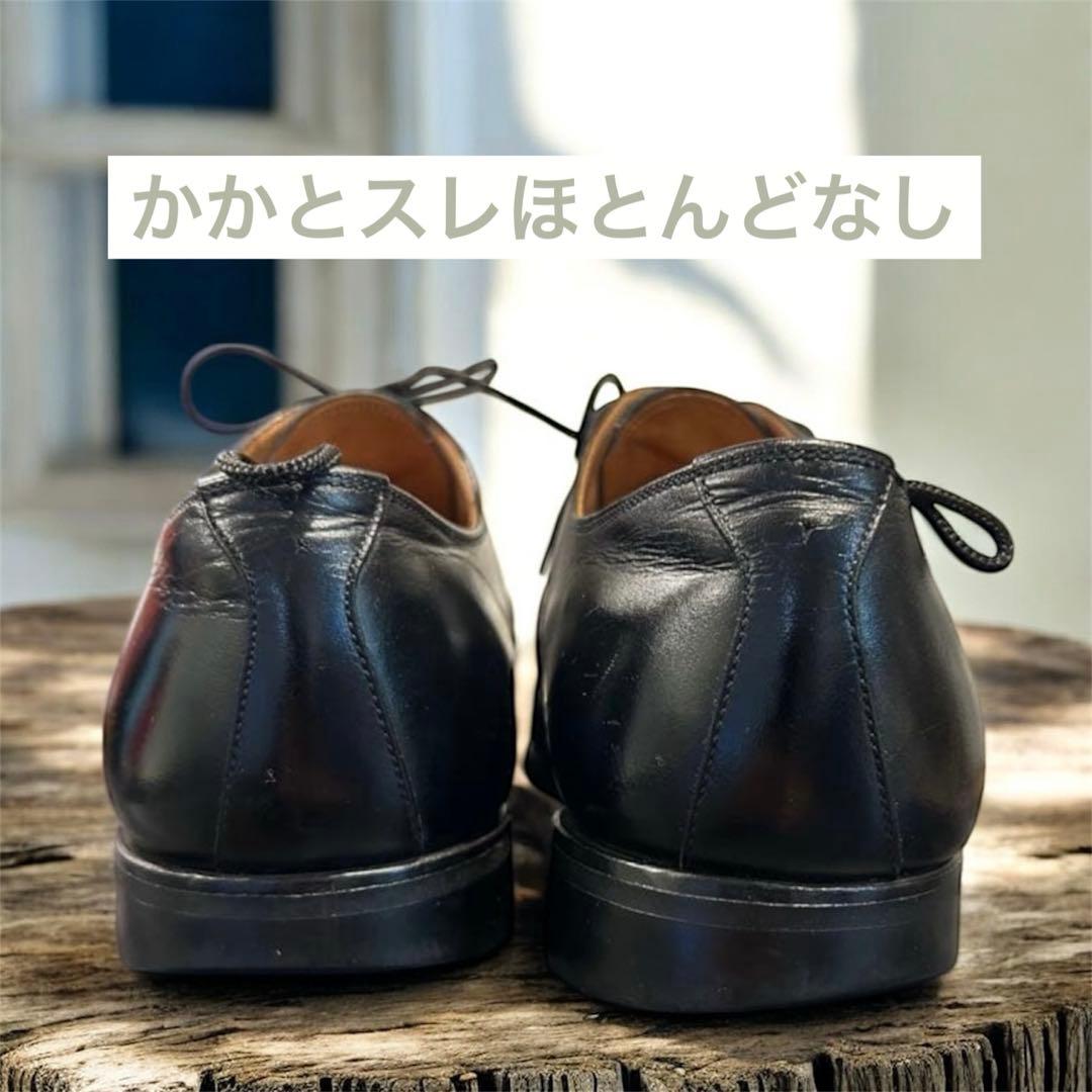 スコッチグレイン シャインオアレイン 26cm R1813 ストレートチップ 黒