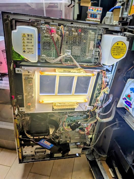 【整備済】パチスロ4号機　エレコ　花火百景E実機　不要機　レトロ レア