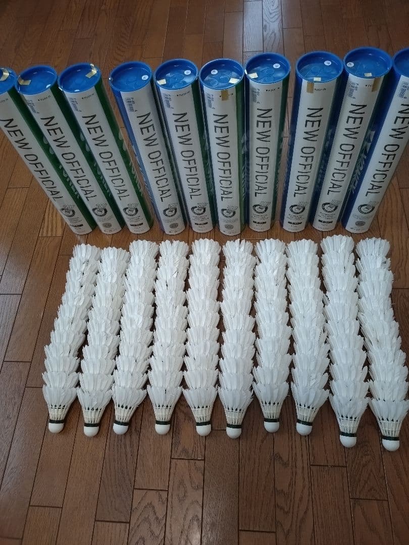バドミントンシャトル　ヨネックス　ニューオフィシャル　中古120球