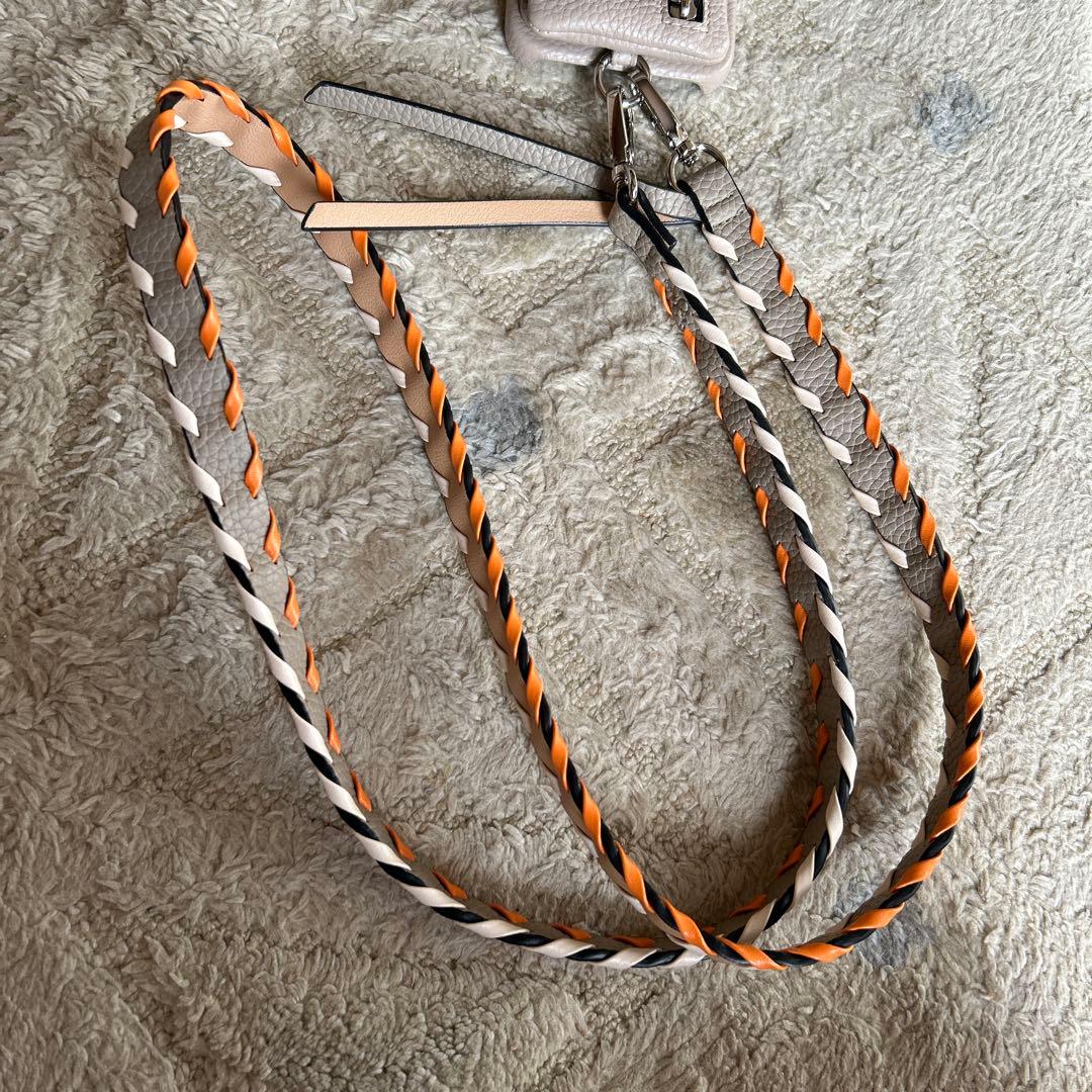 再お値下げ　ビューティー&ユース　iPhone14 ケース&別注カラーストラップ