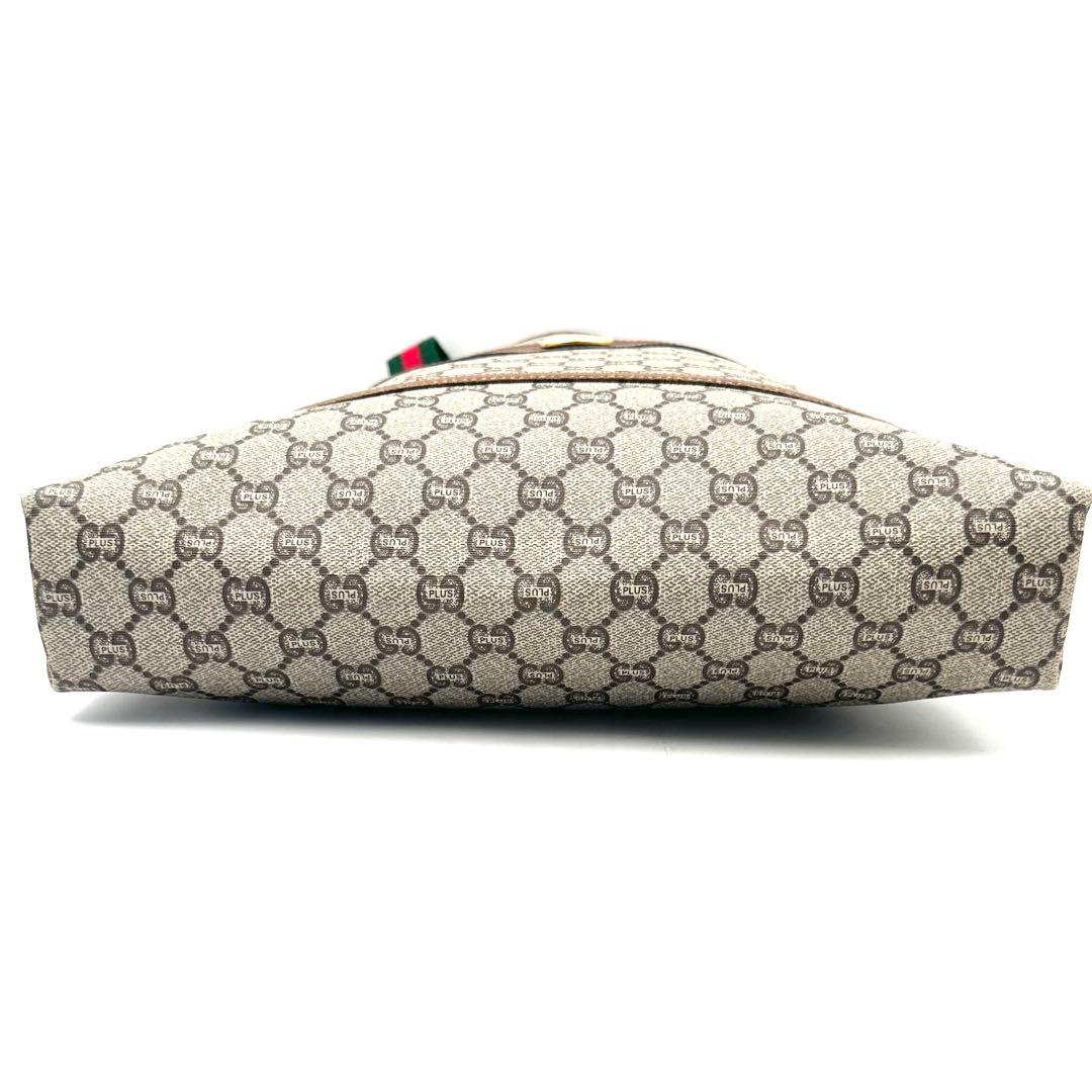 《極美品》GUCCI GGプラス シェリーライン トートバッグ ポーチ付 A4