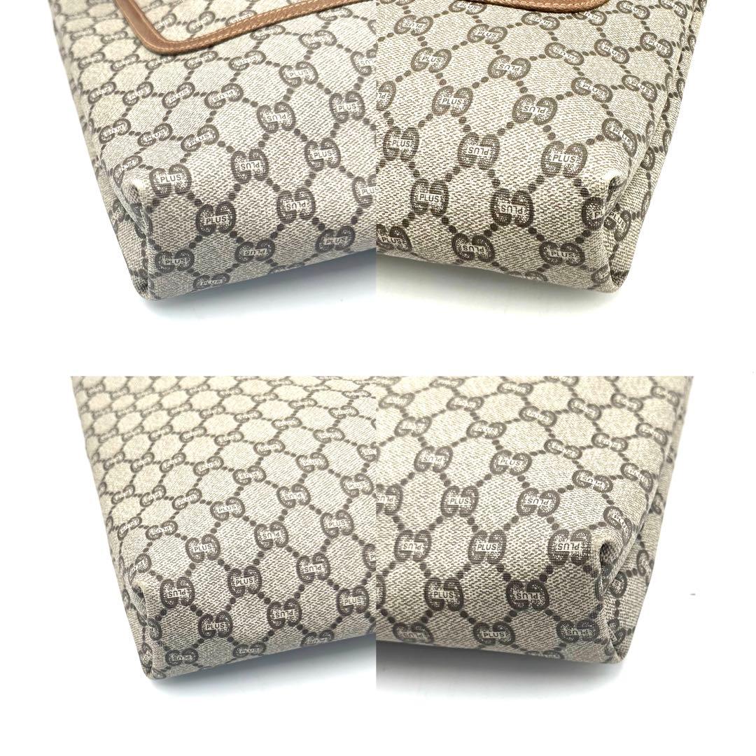《極美品》GUCCI GGプラス シェリーライン トートバッグ ポーチ付 A4