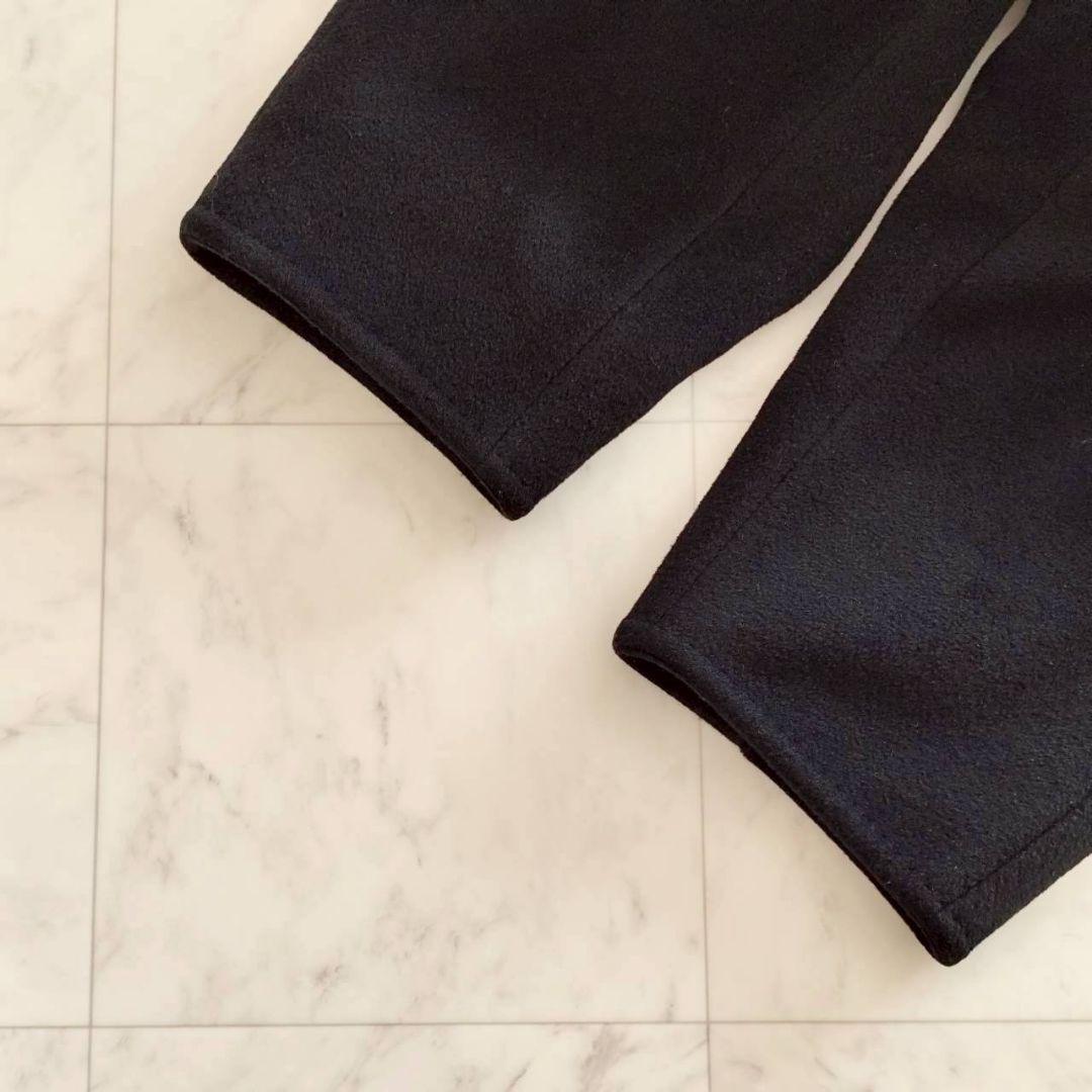 マックスマーラ 白タグ ダブルブレスト ウール コート 黒