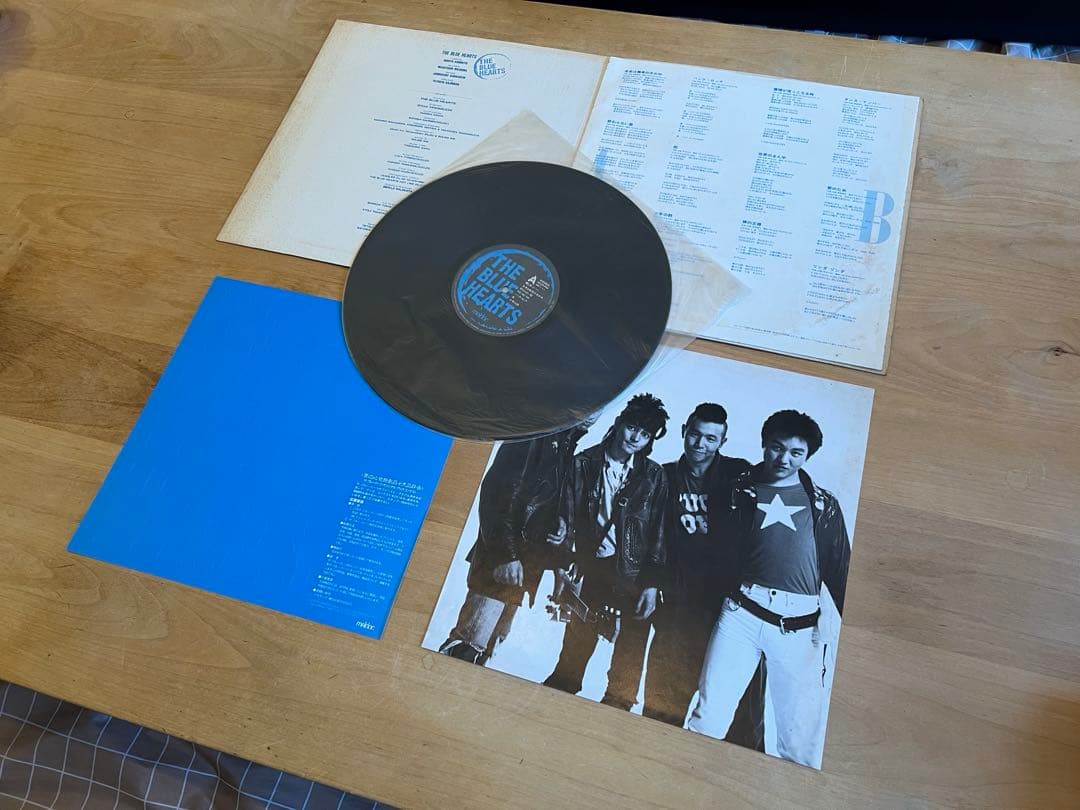 ザ・ブルーハーツ 1th アナログLP　ダンボールジャケット
