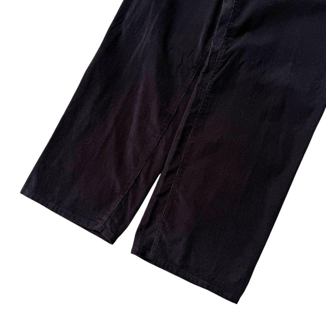 カルバンクラインジーンズ コーデュロイパンツ 黒 ワイドシルエット ビンテージ