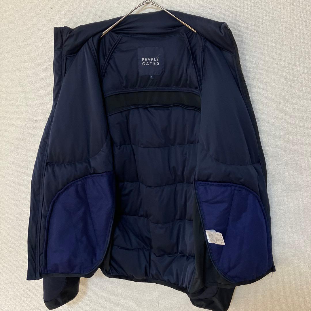 PEARLY GATES パーリーゲイツ　ダウンジャケット　ネイビー　サイズ4