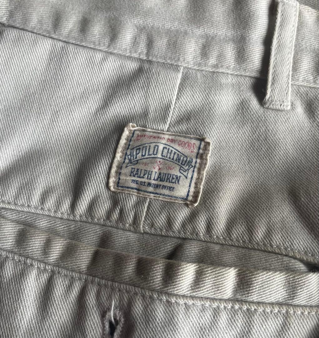 【Made in USA】90s ポロチノ　ポロラルフローレンスラックス　ボトム