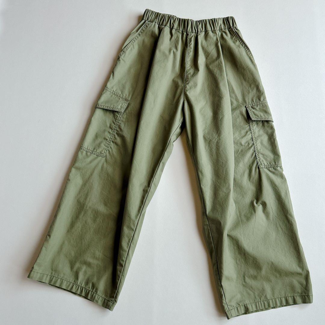 りぇ/ NUMBER18 ohako ⿻ ルーズ カーゴパンツ 春 カーキ