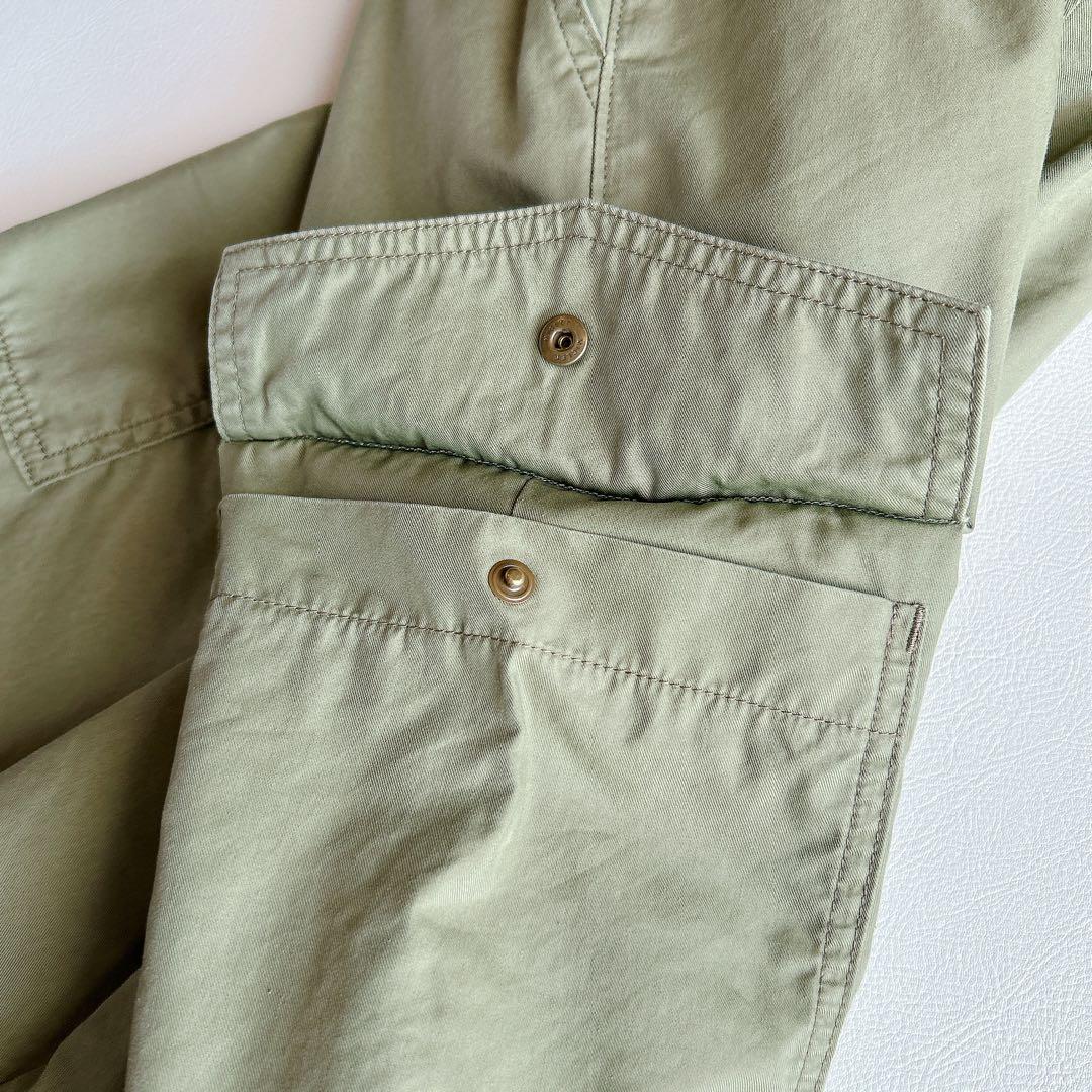 りぇ/ NUMBER18 ohako ⿻ ルーズ カーゴパンツ 春 カーキ