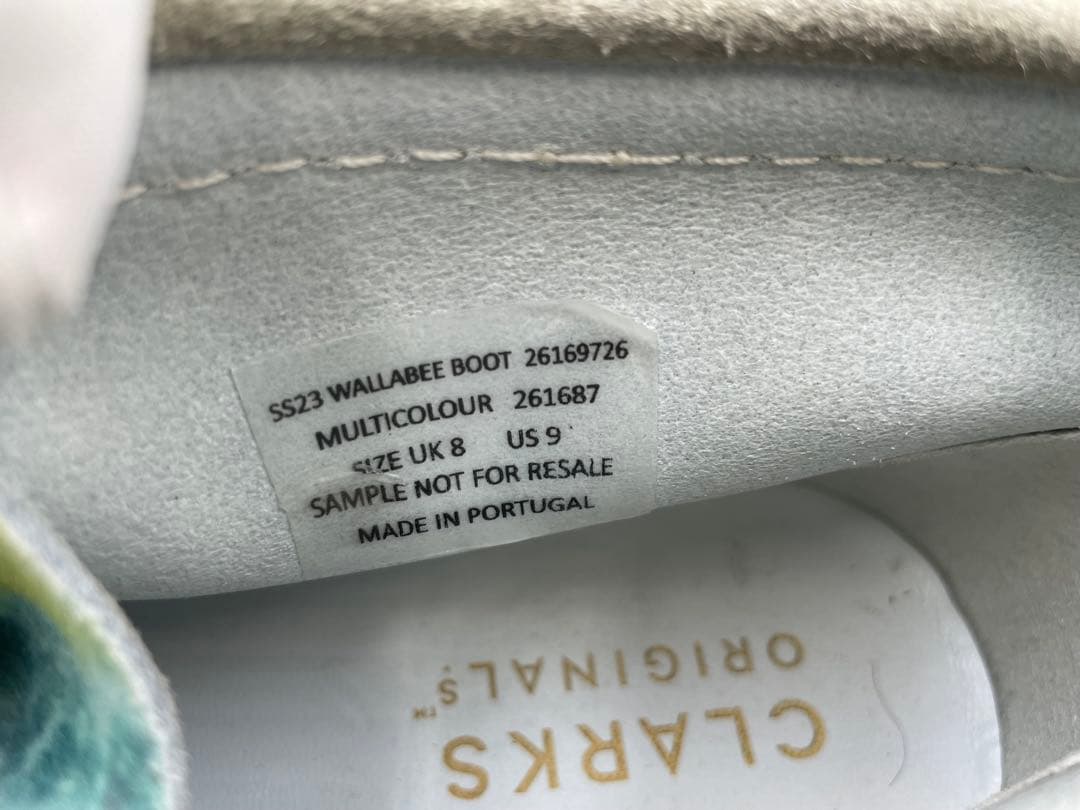 レア⭐︎ Clarks (クラークス) ワラビー　ブーツ　迷彩　27㎝