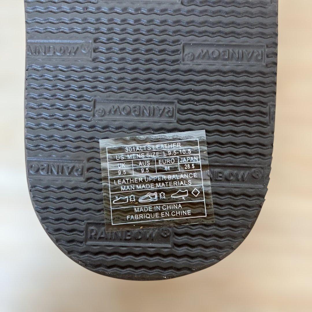 未使用タグ付き レインボーサンダル ブラウン メンズL 26.5-27.5①