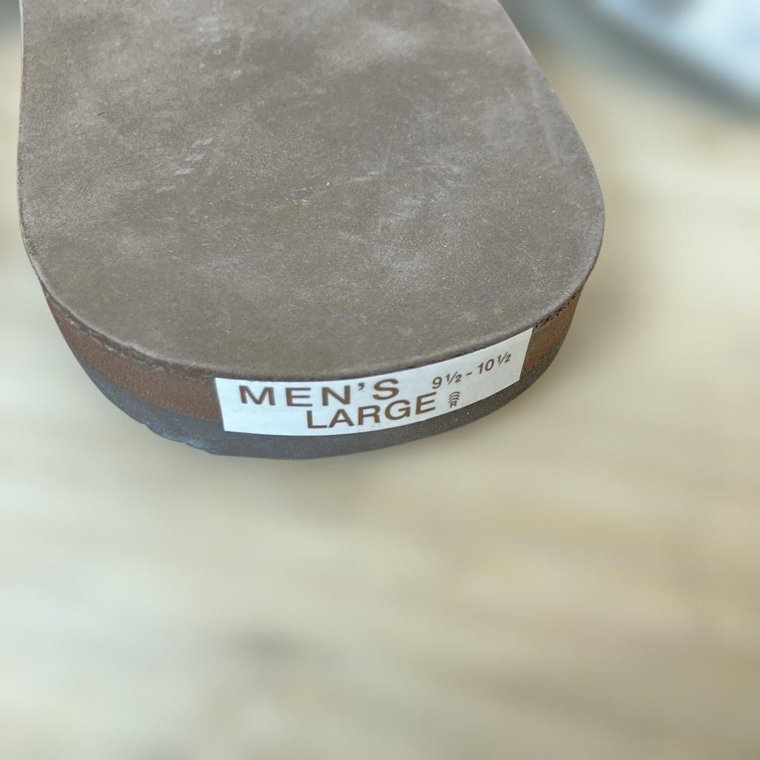 未使用タグ付き レインボーサンダル ブラウン メンズL 26.5-27.5①