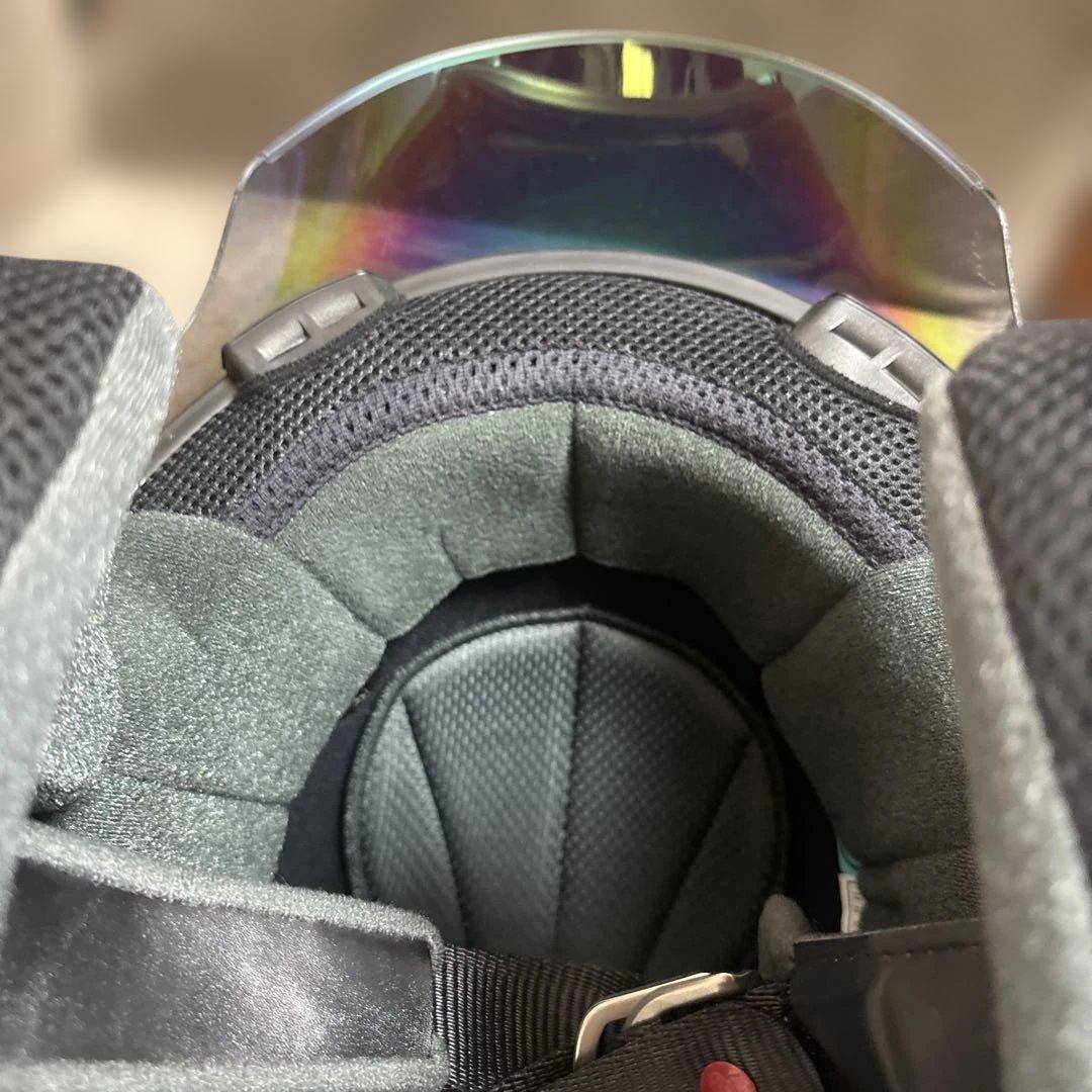 Arai ブラック ジェットヘルメット ミラーシールドMZ-F