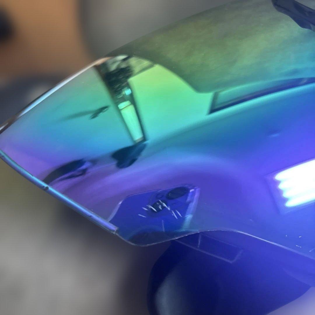 Arai ブラック ジェットヘルメット ミラーシールドMZ-F