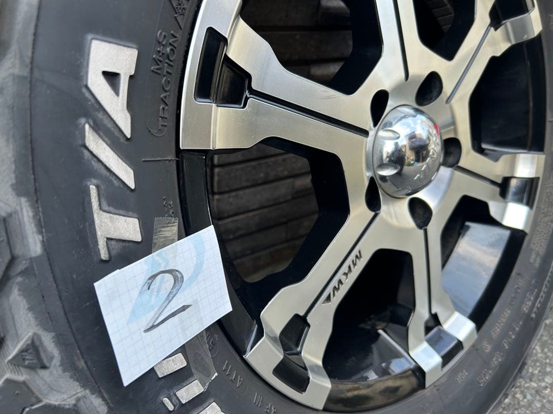 MKW MK36 7J グッドリッジAT 235 70 R16 デリカD5に使用