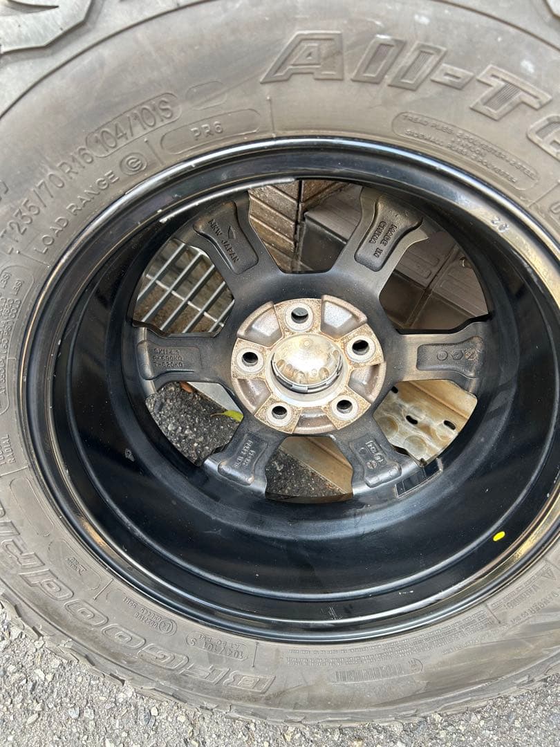 MKW MK36 7J グッドリッジAT 235 70 R16 デリカD5に使用