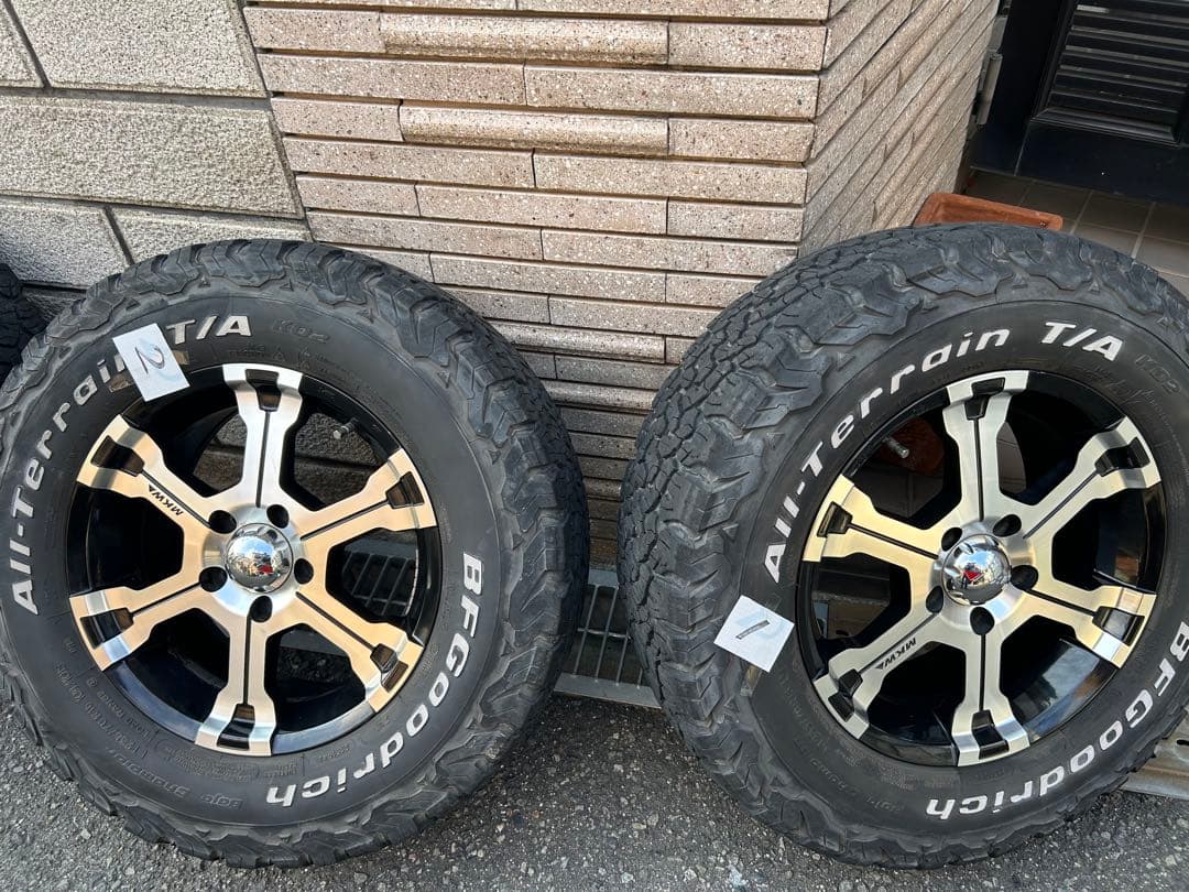MKW MK36 7J グッドリッジAT 235 70 R16 デリカD5に使用