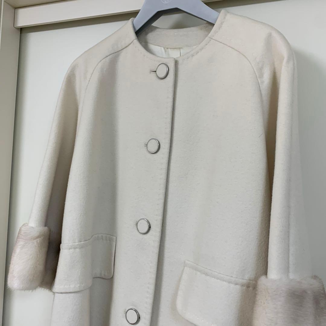 FOXEY BOUTIQUE ロングコートフォクシー　美品　38 カシミヤ